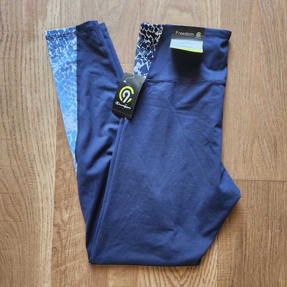 Champion Freedom Leggings - Blue and Black